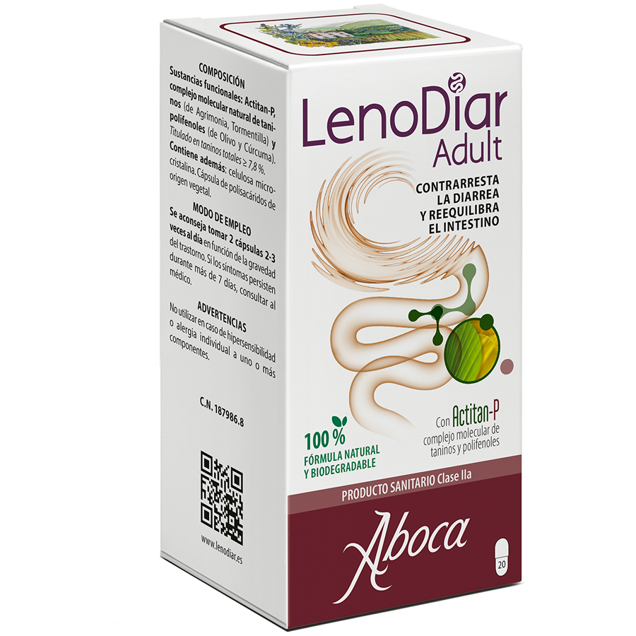 Aboca LenoDiar Adult 20 cápsulas
