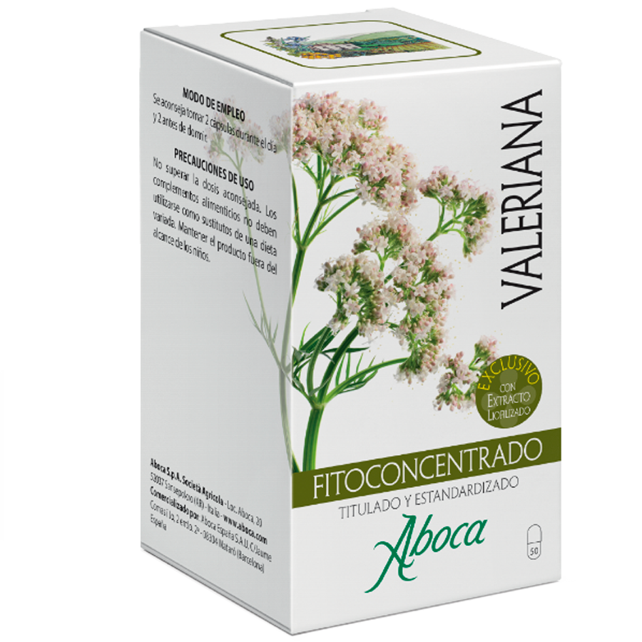 Aboca Valeriana Fitoconcentrado 50 cápsulas